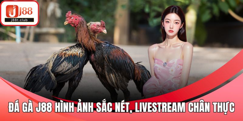 Đá gà J88 hình ảnh sắc nét, livestream chân thực